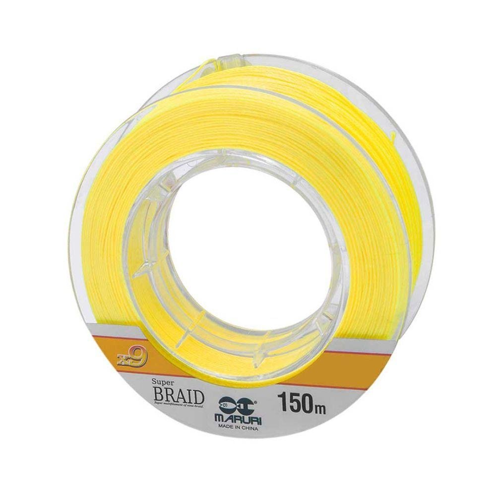 Linha Multifilamento Maruri Victoria X9 0,45mm 70lb 150m Victoria X9 Amarela - 3