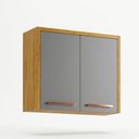 Ver imagem 2 de Armário Aéreo Cozinha Dafne 2 Portas 100 Mdf com Dobradiças Metálicas