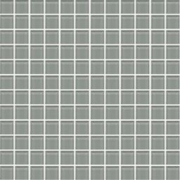 Pastilha Vidro 070 Cinza Medio (2,5x2,5 Cm) - Linea Vitral - 1