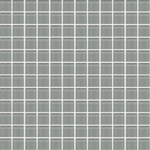 Pastilha Vidro 070 Cinza Medio (2,5x2,5 Cm) - Linea Vitral