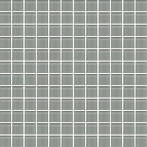 Pastilha Vidro 070 Cinza Medio (2,5x2,5 Cm) - Linea Vitral