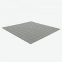 Ver imagem 2 de Pastilha Vidro 070 Cinza Medio (2,5x2,5 Cm) - Linea Vitral