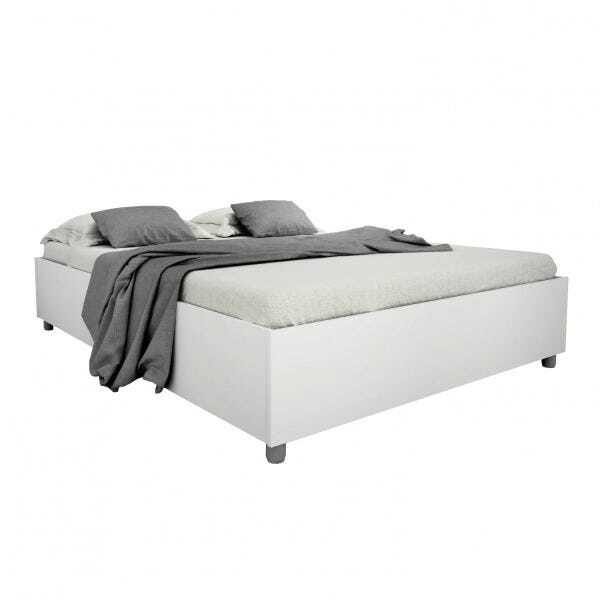 Cama Box Casal Mônaco Tcil Móveis Branco Branco - 1