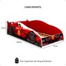 Mini Cama Infantil Carro Fórmula 1 Mdf Montessoriana Decoração Quarto Menino Criança - Vermelho- Rpm - 6