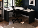 Ver imagem 1 de Mesa em L 1200 x 1500 mm Auxiliar - Linha Studio: Legno Crema/Preto