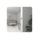 Ver imagem 2 de Puxador para Porta de Correr Vidro Madeira Inox 20cm Ms Fs