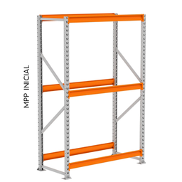 Kit Mini Porta Pallet 1 Inicial 2 Continuações Amapá 250kg - 2