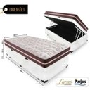 Ver imagem 2 de Cama Box Baú com Colchão Solteiro de Molas Anjos Classic Superlastic 88x188x64cm