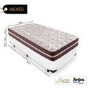 Ver imagem 2 de Cama Box com Colchão Solteiro de Molas Anjos Classic Superlastic 88x188x57cm