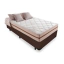 Ver imagem 1 de Cama Box Solteiro com Colchão de Molas Anjos Molas Ensacadas 88x188x57cm