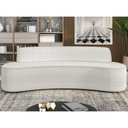 Ver imagem 2 de Sofá 2 Lugares para Sala de Estar Living 150cm Koane D06 Bouclê Off White - Mpozenato