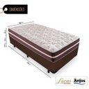Ver imagem 2 de Cama Box Solteiro com Colchão de Molas Anjos Classic Superlastic 88x188x57cm