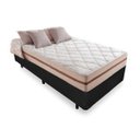 Ver imagem 1 de Cama Box Solteiro com Colchão de Molas Anjos Molas Ensacadas 88x188x57cm