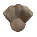 Ver imagem 5 de Kit 2 Cadeiras Decorativa Pétala Veludo Premium Pés Retrô Palito Sala e Quarto Cappuccino