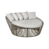 Chaise Redonda Concha com 1,70 Corda Náutica Alumínio Área Externa Jardim Varanda - 1
