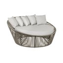 Ver imagem 1 de Chaise Redonda Concha com 1,70 Corda Náutica Alumínio Área Externa Jardim Varanda