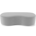 Ver imagem 2 de Kit Puff Redondo Lola e Puff Recamier Orgânico Orbit W01 Bouclê Cinza - Lyam Decor