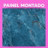 Papel de Parede Painel 3D Mármore Calacata Azul 3M Lavável Revestimento Auto Colante Marmorizado - 3