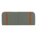 Ver imagem 2 de Cabeceira Painel Orgânico Cama Box King Size Flay 195cm Dobrável Bouclé Verde Menta - Desk Design