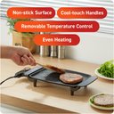 Ver imagem 2 de Elite Gourmet Chapa Elétrica Compacta 10" X 7" com Termostato (preto)