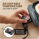 Ver imagem 3 de Elite Gourmet Chapa Elétrica Compacta 10" X 7" com Termostato (preto)