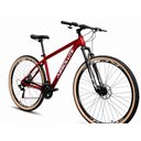 Ver imagem 1 de Bicicleta Nero 6 Mountain Bike Aro 29 Alumínio 18 Marchas Absolute Vermelho Quadro 19