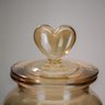 Pote Vidro Hermético Âmbar Decor Afeto Coração 650ml - Yangzi - 6
