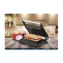 Ver imagem 6 de Grill Elétrico Panini Prensa Inox 800W - G1200 - Black+Decker:220V