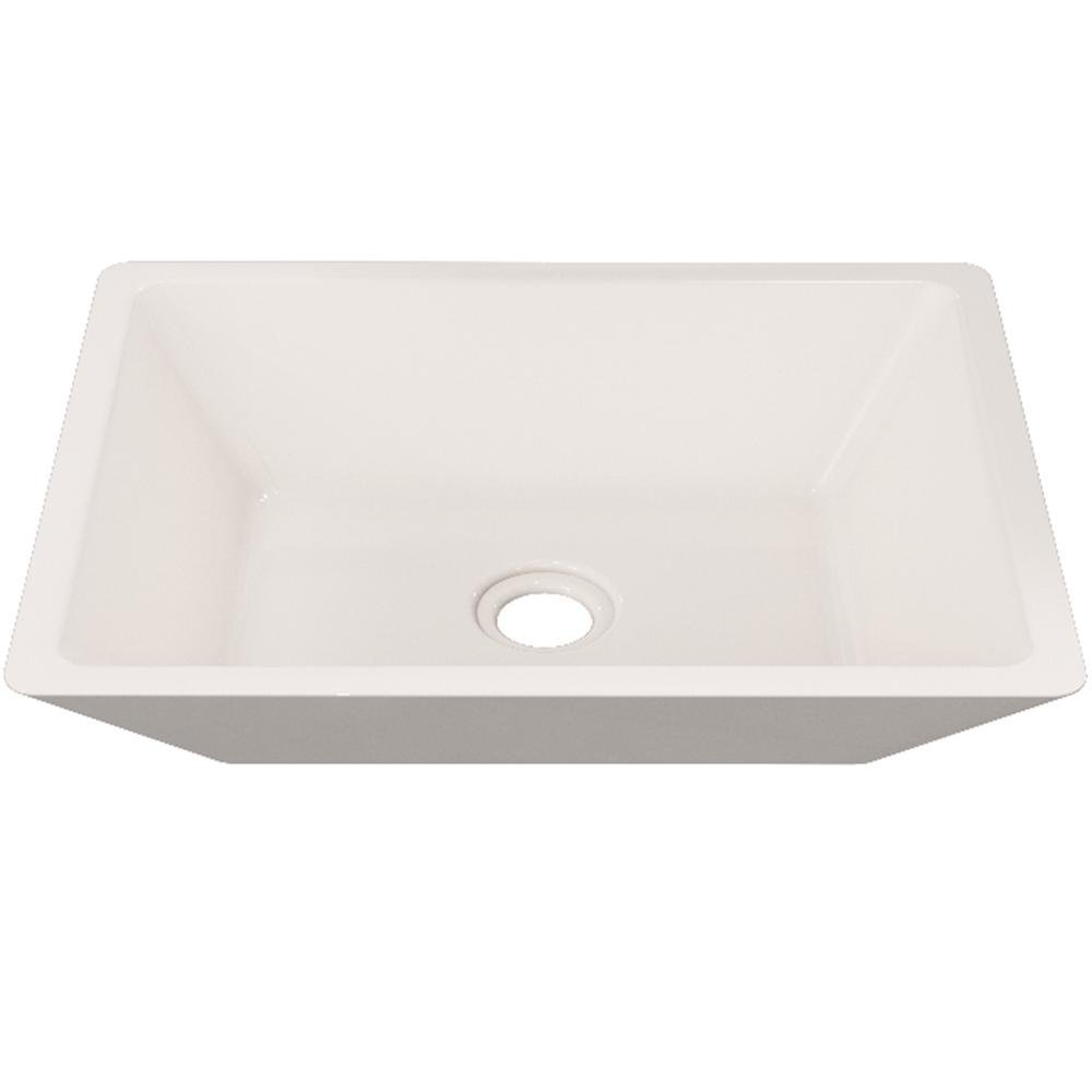 Cuba de Apoio Retangular Para Banheiro Lavabo C01 RT45 Bege - Lyam Decor - 5