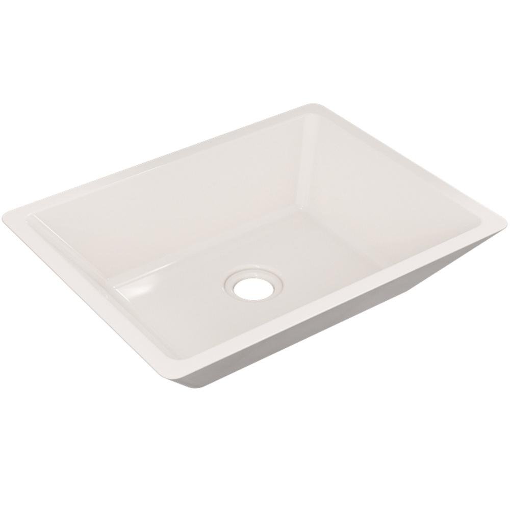 Cuba de Apoio Retangular Para Banheiro Lavabo C01 RT45 Bege - Lyam Decor - 1