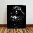Ver imagem 4 de Kit 3 Quadro Decorativo Direito Advocacia Escritório Luxo Qualidade Premium 28x20cm