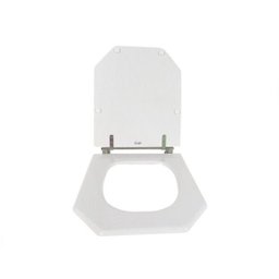 Assento Sanitário Poliéster para Louça Incepa Atrium Liso Biscuit - 2