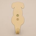 Ver imagem 2 de Kit 3 Ganchos Penduradores Cachorro Gato Elefante 8cm Dourados Luft Masutti Casacos Multiuso