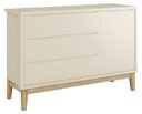 Ver imagem 4 de Jogo de Quarto para Bebê Completo 3 Portas Classic New Areia Fosco com Natural - Reller