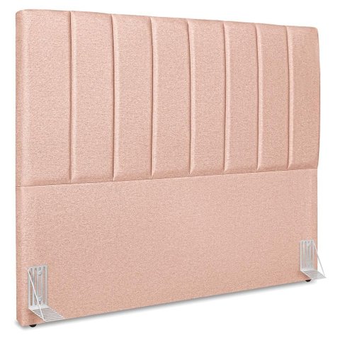 Cabeceira Casal 140 Cm com Frame Dalia Linho Rose Artte