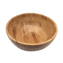 Ver imagem 1 de Saladeira de Bambu Natural Oikos 28cm Bowl Circular Fundo Serve e Decora Cozinha