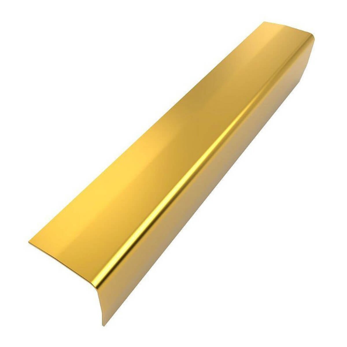 Perfil Cantoneira de Aço Inox 304 - Brilho, Dourado  - 11 x 11 x 2000 mm - 1