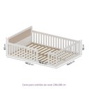 Ver imagem 3 de Cama Montessoriana Casal com Led Giulia Rattan Casatema MadeiraOriginals