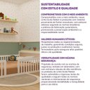 Ver mais imagens de Cama Montessoriana Casal com Led Giulia Rattan Casatema MadeiraOriginals