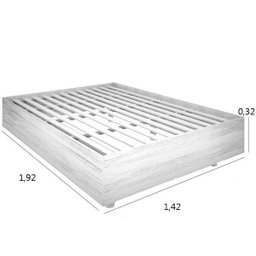 Cama Super Box Casal Framar para Colchão 138M Chocolate - 3