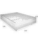 Ver imagem 3 de Cama Super Box Casal Framar para Colchão 138M Chocolate