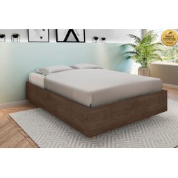 Cama Super Box Casal Framar para Colchão 138M Chocolate - 1