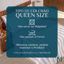 Cobredrom Casal Queen Size Grosso Scarlett 100% Algodao Extra Macio Marin:rosa - 7