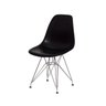 Kit 4 Cadeiras Eiffel Eames Preta Base Cromada - 2