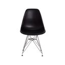 Ver imagem 3 de Kit 4 Cadeiras Eiffel Eames Preta Base Cromada