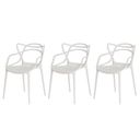 Ver imagem 1 de Kit 3 Cadeiras Allegra Branca