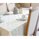 Ver imagem 3 de Toalha de Mesa Jacquard 04 Lug Cozinha Quadrada:marfim