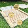 Deck Modular Madeira Tratada 50x50 Épica Wood - 8