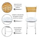 Ver imagem 2 de 2 Cadeiras Brancas para Cozinha Viena Palha:Floral Gelo