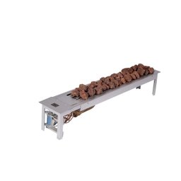 Lareira a Gás Fogo e Art Bella de 90cm Gás GLP com pedras vulcânicas - 2